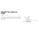 Lustre cu ventilator - Lustra LED cu Ventilator tavan si telecomanda CRUISER TAK S alb 2700K