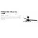 Lustre cu ventilator - Lustra LED cu Ventilator tavan si telecomanda CRUISER TAK S negru 2700K