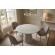 Mese dining - Masa rotunda gri VOGUE 120cm