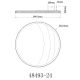 Plafoniere - Plafoniera LED design modern CONSTANCE 41cm