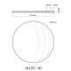 Plafoniere - Plafoniera LED design modern CONSTANCE 52cm