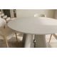 Mese dining - Masa rotunda ORGANIKO 120cm greige bej