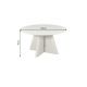 Mese dining - Masa rotunda ORGANIKO 120cm greige bej