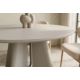 Mese dining - Masa rotunda ORGANIKO 120cm greige bej