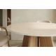 Mese dining - Masa rotunda cu blat ceramic ORGANIKO 120cm