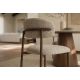 Seturi scaune, HoReCa - Set de 2 scaune BELLANO, material texturat taupe bej