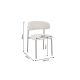 Seturi scaune, HoReCa - Set de 2 scaune BELLANO, material texturat taupe bej