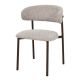 Seturi scaune, HoReCa - Set de 2 scaune BELLANO, material texturat taupe bej