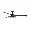 Lustra LED cu Ventilator tavan si telecomanda CRUISER TAK L negru 2700K