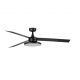 Lustre cu ventilator - Lustra LED cu Ventilator tavan si telecomanda CRUISER TAK L negru 2700K