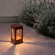 Mini Stalp LED iluminat exterior IP55 AGRA maro 2700K H-20cm 