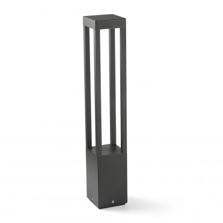 Stalpi - Stalp LED iluminat exterior IP55 AGRA gri 2700K H-65cm