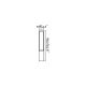 Stalpi - Stalp LED iluminat exterior IP55 AGRA gri 2700K H-65cm