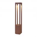 Stalp LED iluminat exterior IP55 AGRA maro 2700K H-65cm 