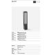 Stalpi - Stalp LED iluminat exterior IP55 AGRA maro 2700K H-65cm