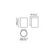 Aplice - Aplica LED exterior IP65 KOV 1L White round 6W 2700K