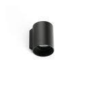Aplica LED exterior IP65 KOV 1L Black round 6W 3000K