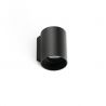 Aplica LED exterior IP65 KOV 1L Black round 6W 3000K