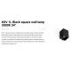 Aplice - Aplica LED exterior IP65 KOV 1L Black square 6W 2700K