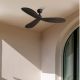 Lustre cu ventilator - Ventilator cu telecomanda si protectie IP44 PALMA M