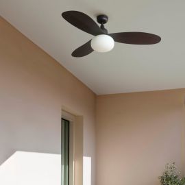 Lustre cu ventilator - Lustra cu Ventilator si telecomanda si protectie IP44 PALMA M