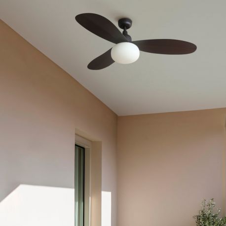Lustre cu ventilator - Lustra cu Ventilator si telecomanda si protectie IP44 PALMA M