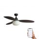 Lustre cu ventilator - Lustra cu Ventilator tavan smart sistem TUYA si telecomanda si protectie IP44 PALMA M
