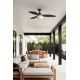 Lustre cu ventilator - Lustra cu Ventilator tavan smart sistem TUYA si telecomanda si protectie IP44 PALMA M