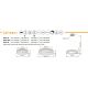 Pendule, Lustre suspendate - Lustra LED suspendata cu telecomanda GALLEGOS 50cm
