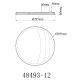 Plafoniere - Plafoniera LED design modern circular CONSTANCE
