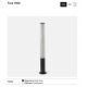Stalpi - Stalp de exterior IP65 TURA H-105cm gri inchis