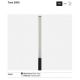 Stalpi - Stalp de exterior IP65 TURA H-205cm gri inchis