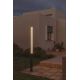 Stalpi - Stalp de exterior IP65 TURA H-205cm gri inchis