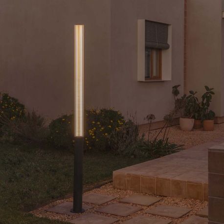 Stalpi - Stalp de exterior IP65 TURA H-205cm gri inchis