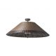 Plafoniere - Lustra aplicata exterior IP54 din ratan sintetic maro SAIGON OUT W100 S