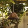 Lustra exterior IP54 din ratan sintetic maro SAIGON OUT W70 M