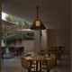 Pendule - Lustra exterior IP54 din ratan sintetic maro SAIGON OUT W70 M