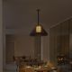 Pendule - Lustra exterior IP54 din ratan sintetic maro SAIGON OUT W70 M