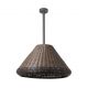 Pendule - Lustra exterior IP54 din ratan sintetic maro SAIGON OUT W70 M