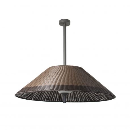 Pendule - Lustra exterior IP54 din ratan sintetic maro SAIGON OUT W100 M