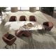 Mese extensibile - Masa extensibila design LUX Porcelain Marble 180-260x95cm