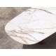 Masute Living - Masuta de cafea Porcelain Marble si lemn furniruit Walnut