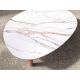 Masute Living - Masuta de cafea Porcelain Marble si lemn furniruit Walnut