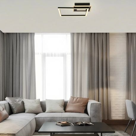 Plafoniere - Plafoniera LED design geometric Quadrate 36cm