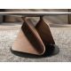 Masute Living - Masuta de cafea rotunda Porcelain Marble Walnut