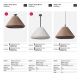 Plafoniere - Lustra aplicata exterior IP54 SAIGON OUT T70 S coffee