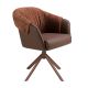 Scaune - Scaun modern pivotant Copper-brown