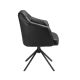 Scaune - Scaun modern pivotant piele sintetica Black