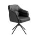 Scaune - Scaun modern pivotant piele sintetica Black