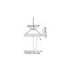Pendule - Lustra exterior suspendata portabila IP65 SAIGON OUT C100 olive green